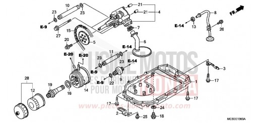 OIL PUMP/OIL PAN ST13008 de 2008